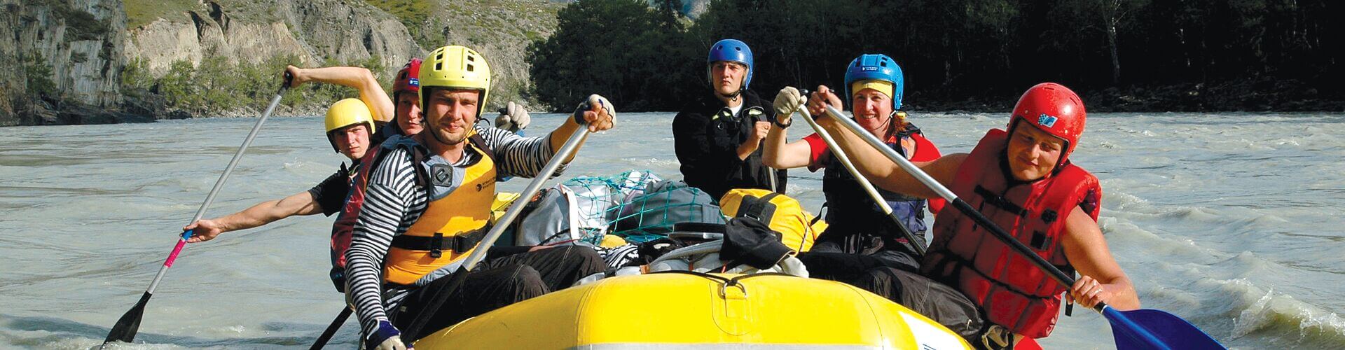 White water rafting in Canada