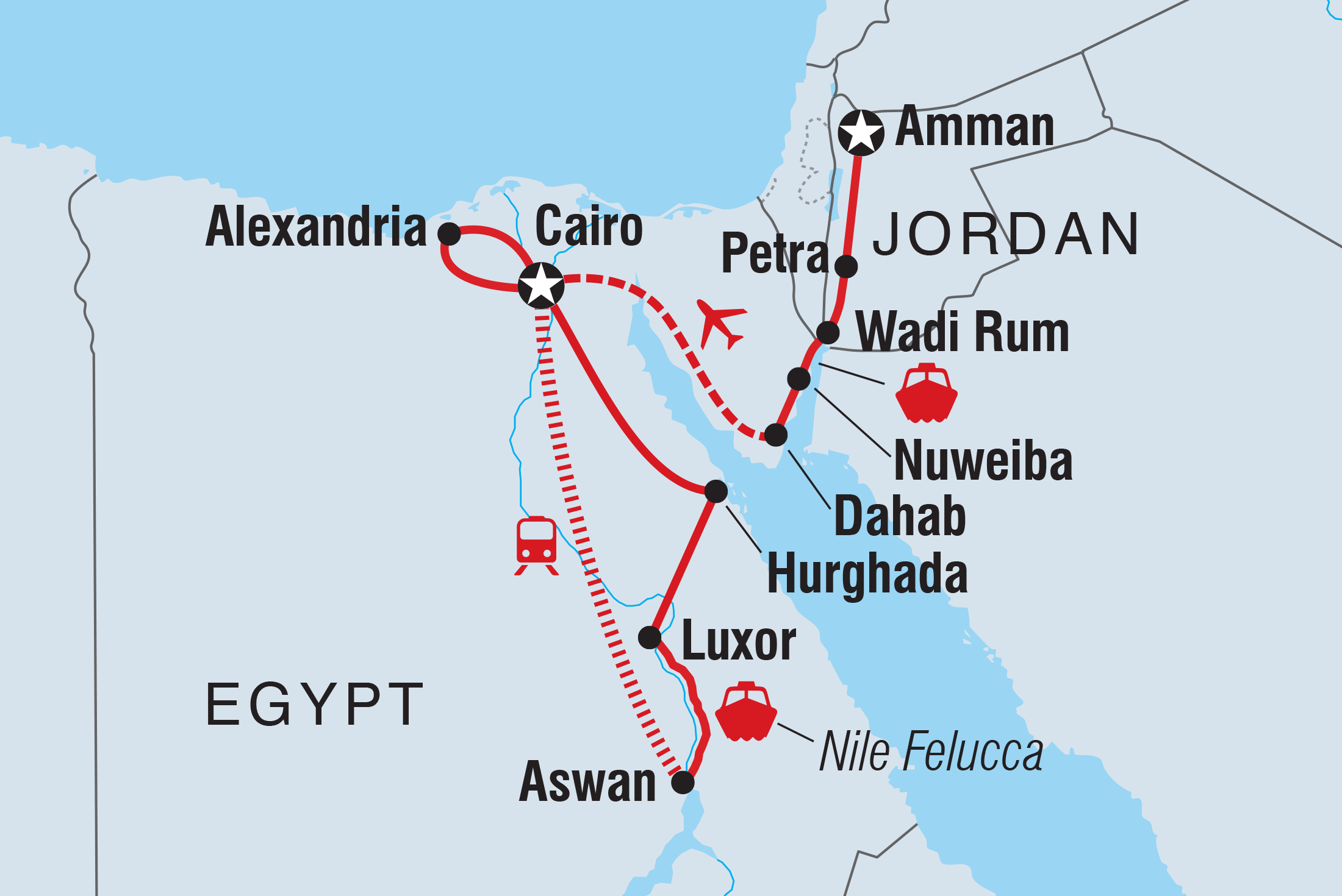 intrepid tours jordan