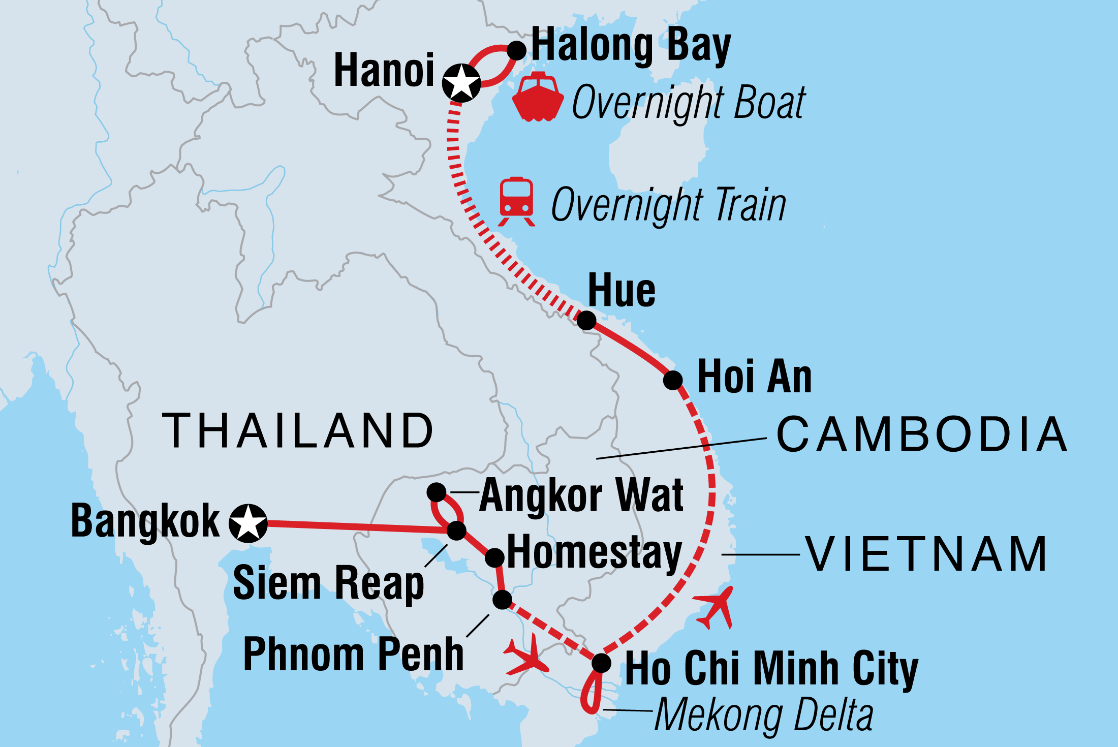 map of cambodia and vietnam Best Of Cambodia Vietnam Intrepid Travel map of cambodia and vietnam