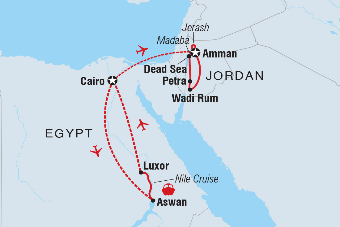 flights from amman jordan to cairo egypt