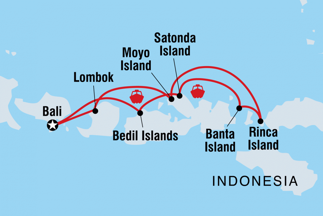 cruise ship indonesia itinerary
