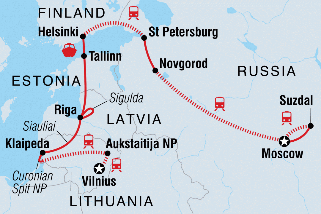 travel from russia to estonia