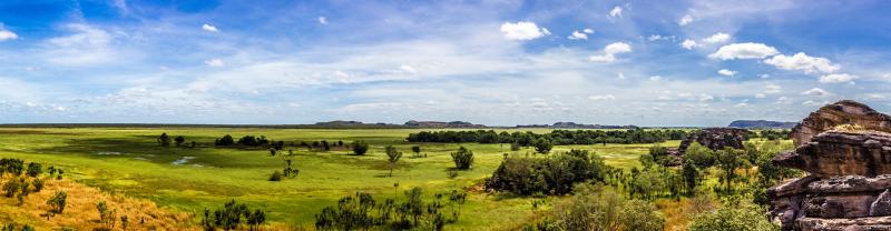 Panorama from the Nadab Lookout, Kakadu National Park, Northern Territory, Australia
