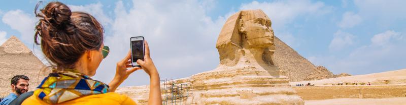 XEPE - Visiting the Great Sphinx of Giza with Intrepid Travel