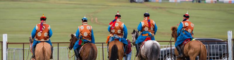 Naadam festival horse race, annual festival in Mongolia Ulaanbaatar 