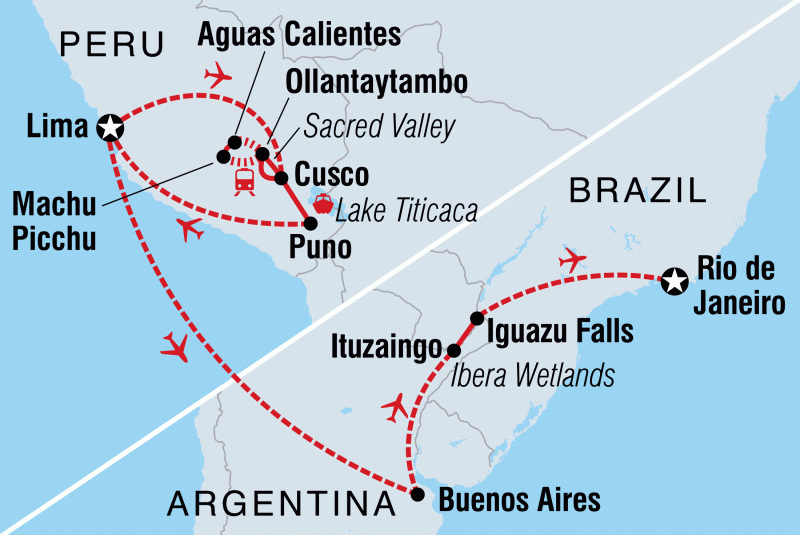brazil argentina peru tour packages
