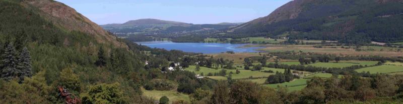 England's Lake District on a sunny spring day