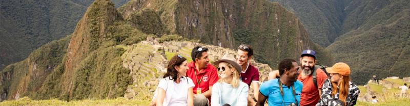 Travelers enjoying an Intrepid Tailor-Made tour in Peru
