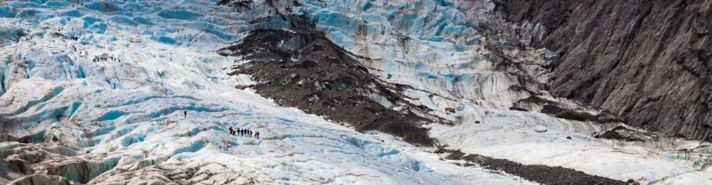 bottom of franz josef glacier