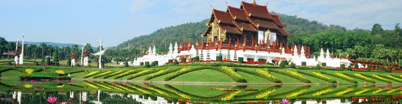 A pretty temple near Chiang Mai, Thailand