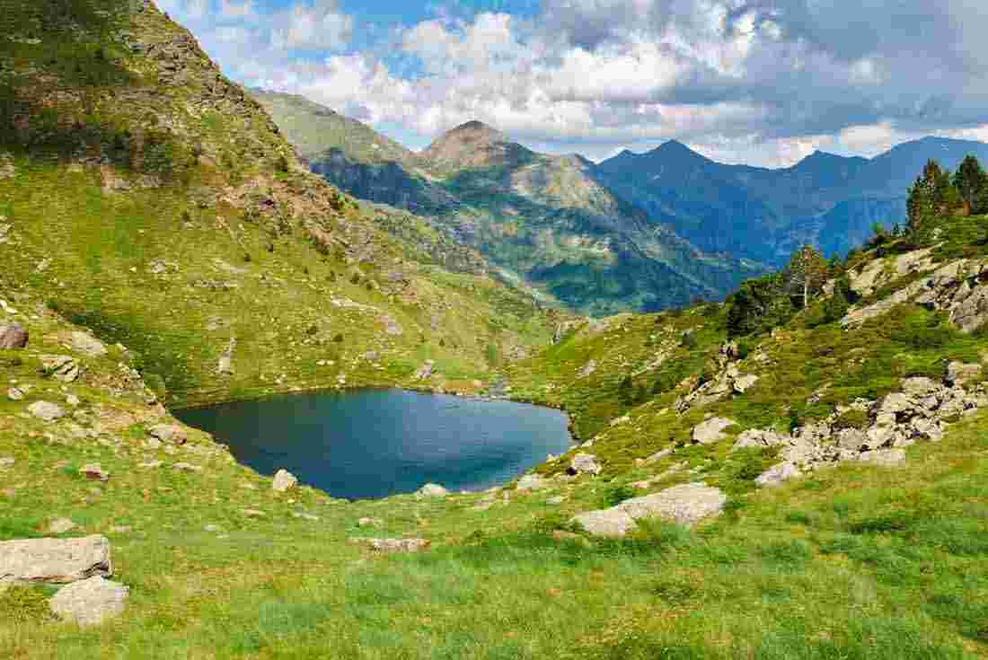 Mountains of Andorra in France