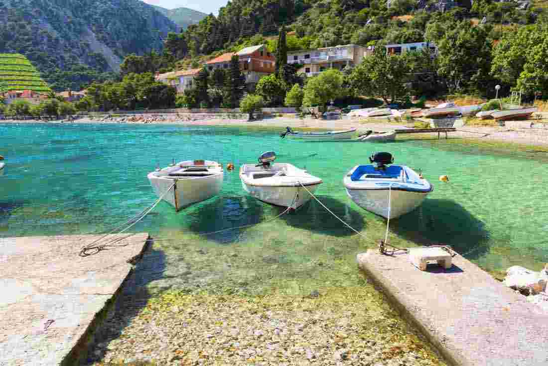 Family holiday on the Dalmatian coast in Croatia
