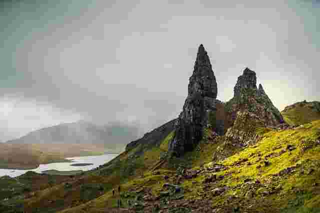 Old Man of Storr on the Isle of Skye, Scotland 