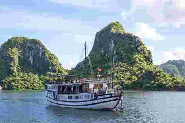 Boat on Halong Bay, Vietnam