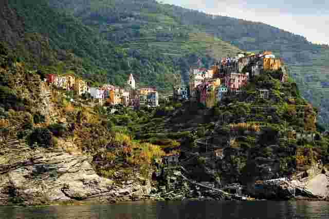 A beautiful clifftop village in Tuscany