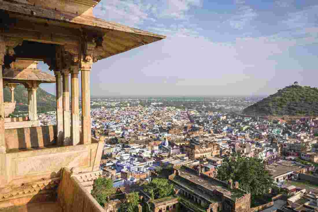 view of Rajasthan, India 