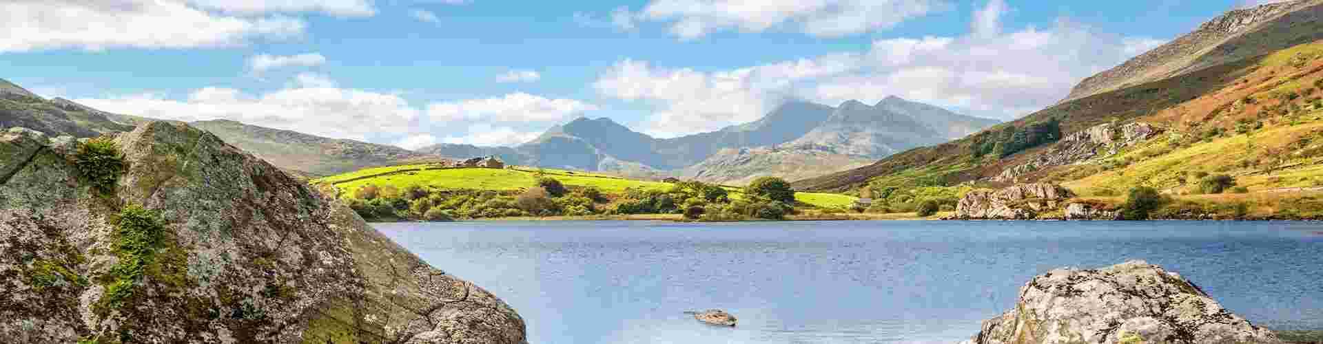 A lake in Snowdonia National Park, Wales