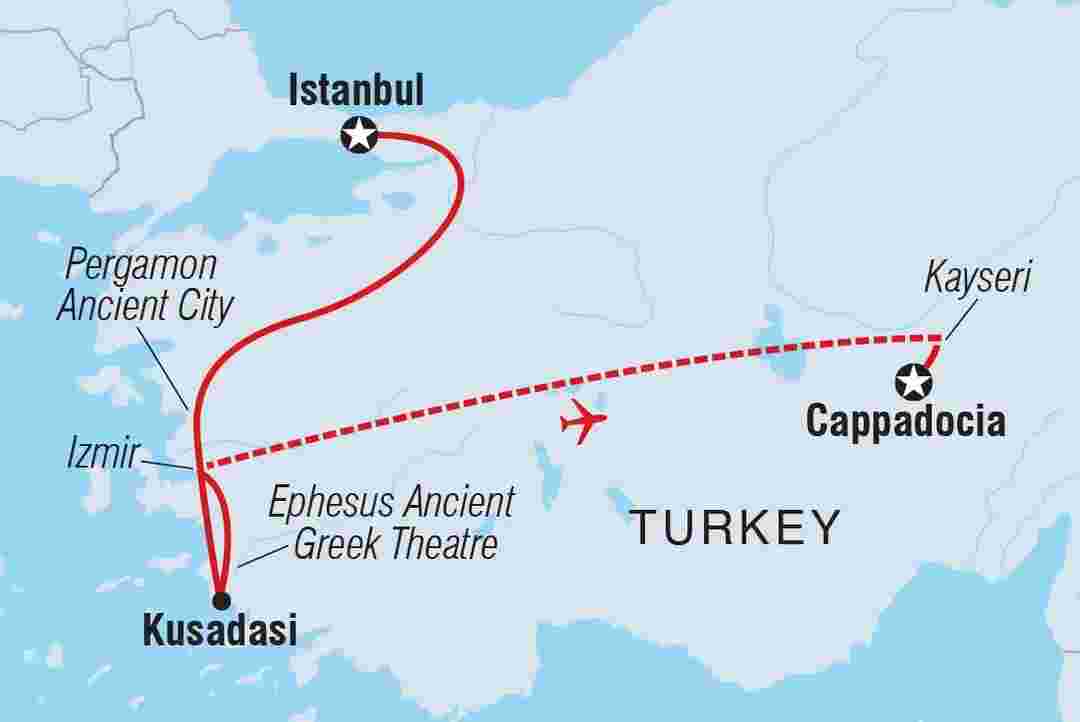 Map of Premium Turkey including Turkey