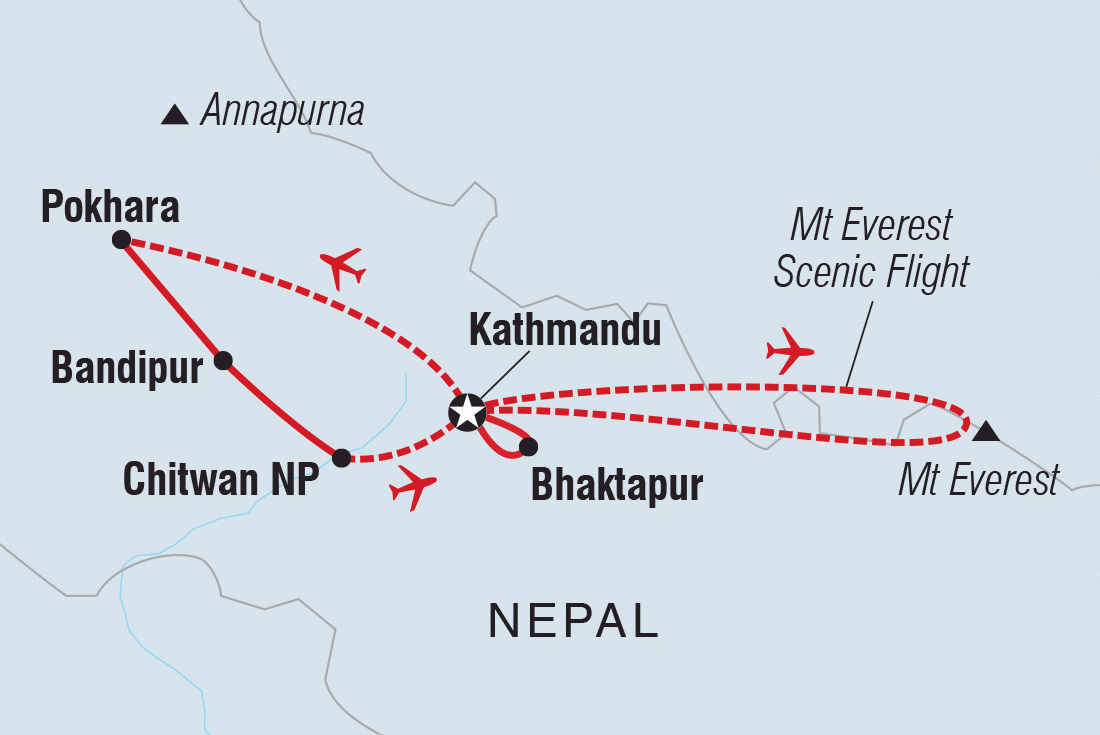 intrepid travel classic nepal
