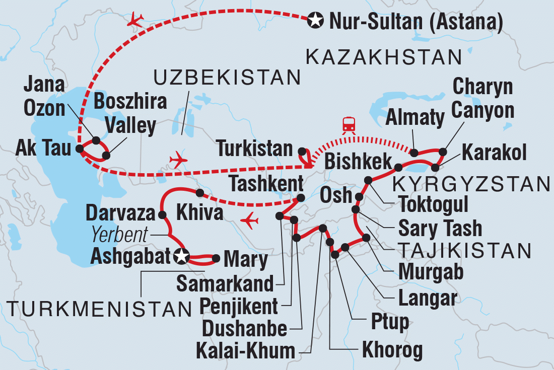Central Asia: Five Stans Adventure | Intrepid Travel IL