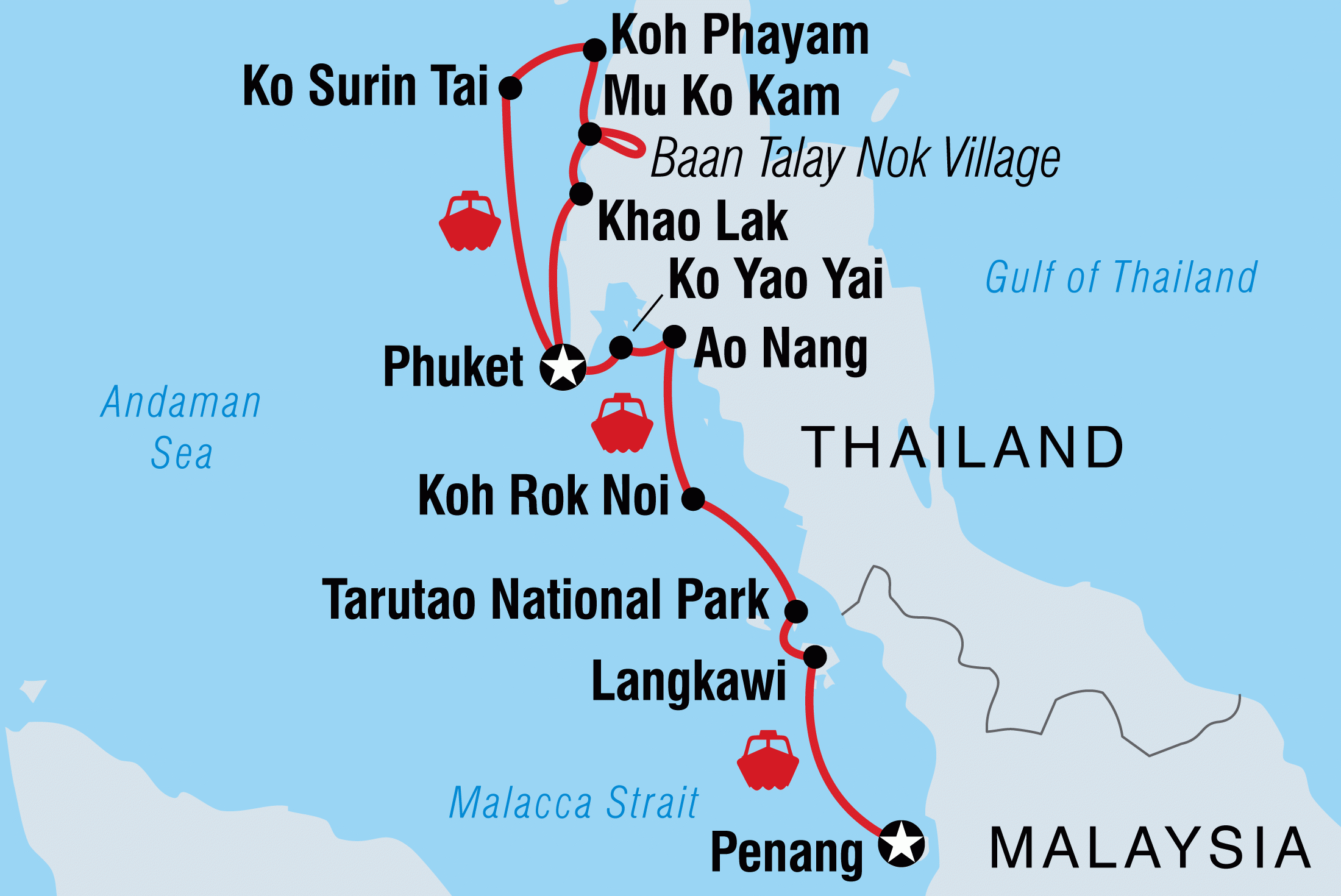 malaysia to thailand road trip