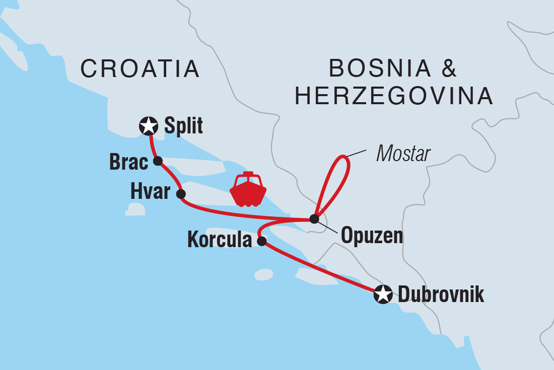 Croatian Coastal Cruising - Split to Dubrovnik (Aurora) | Intrepid US