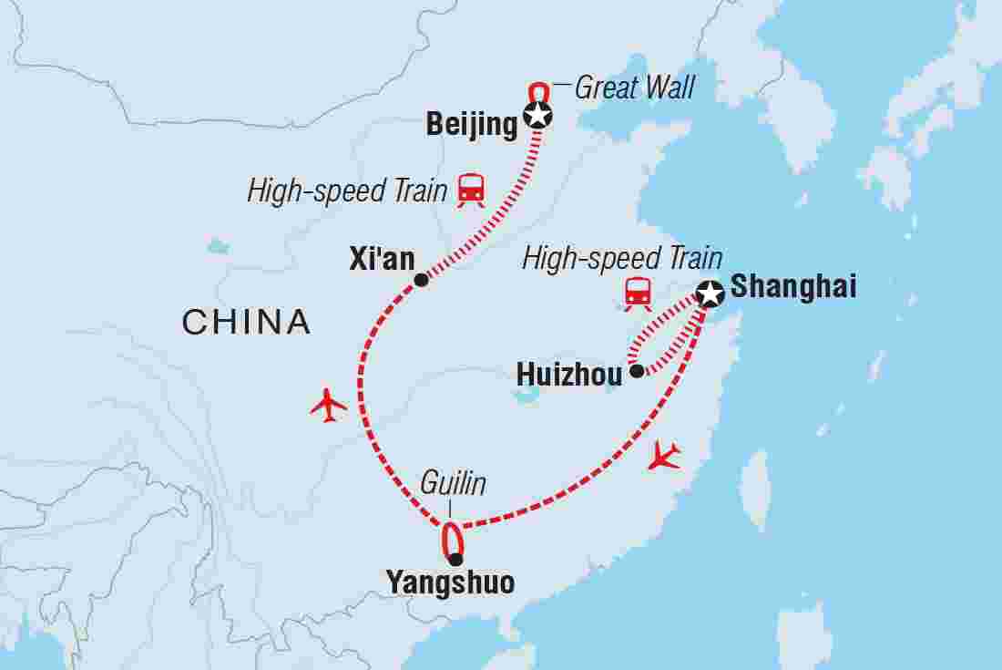 Map of Premium China including China