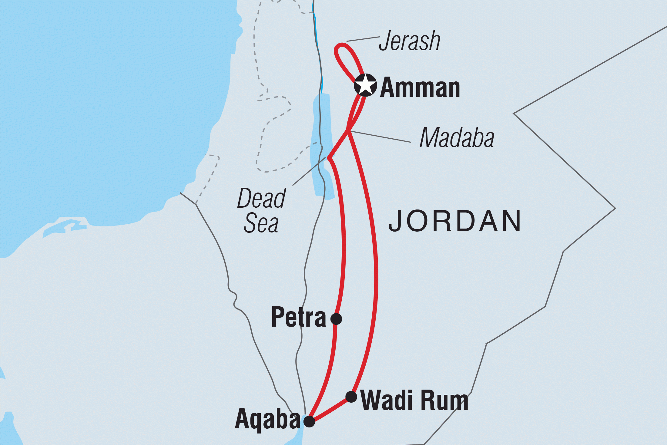 intrepid tours jordan