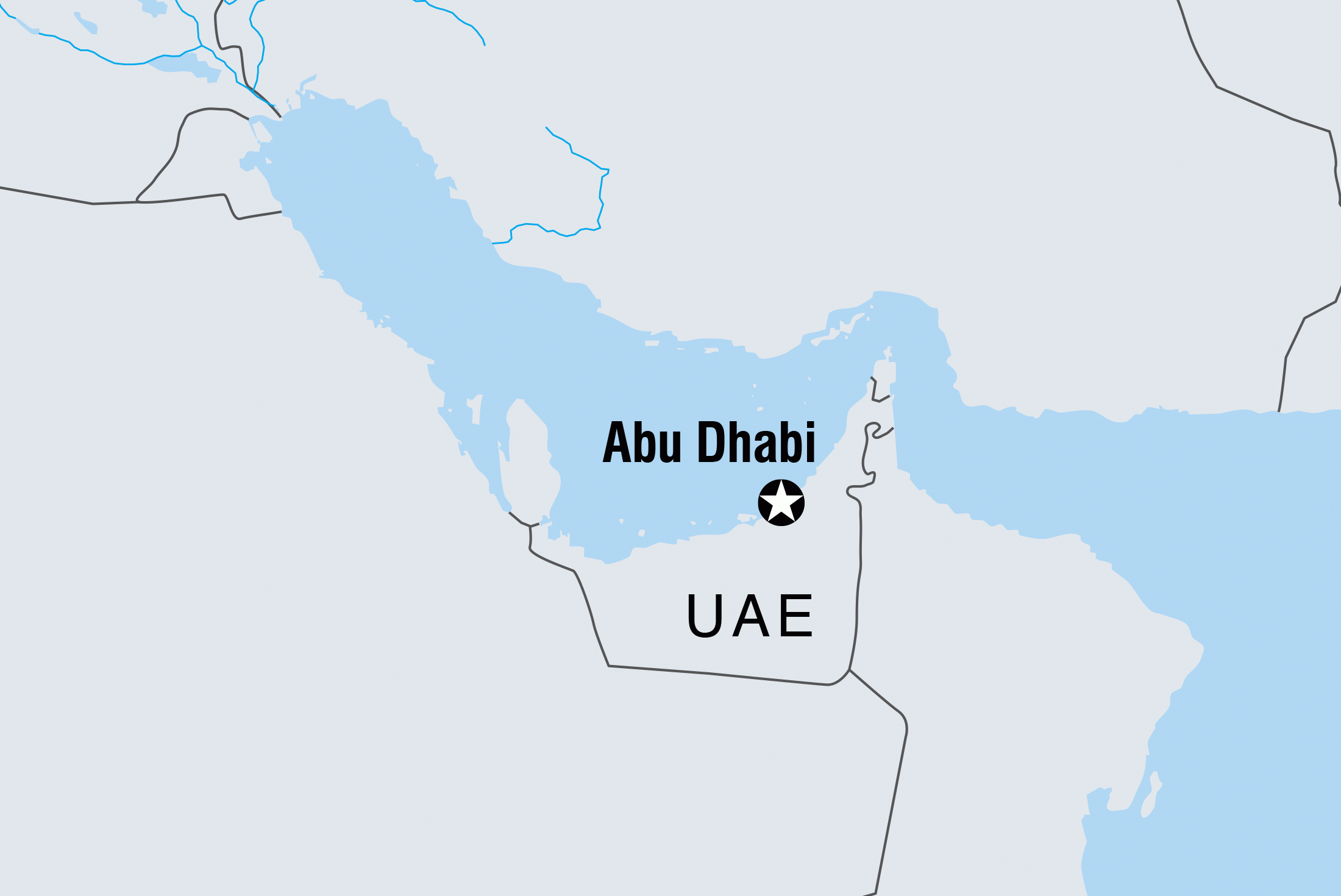Абу даби на карте мира