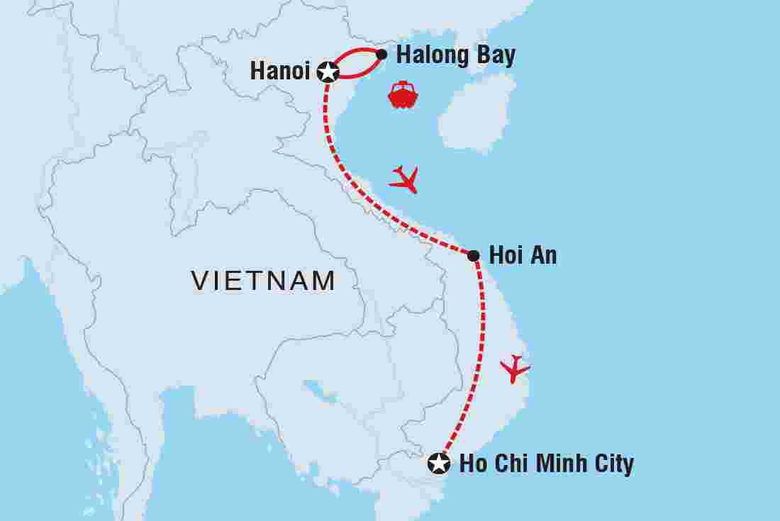 Map of Premium Vietnam including Vietnam