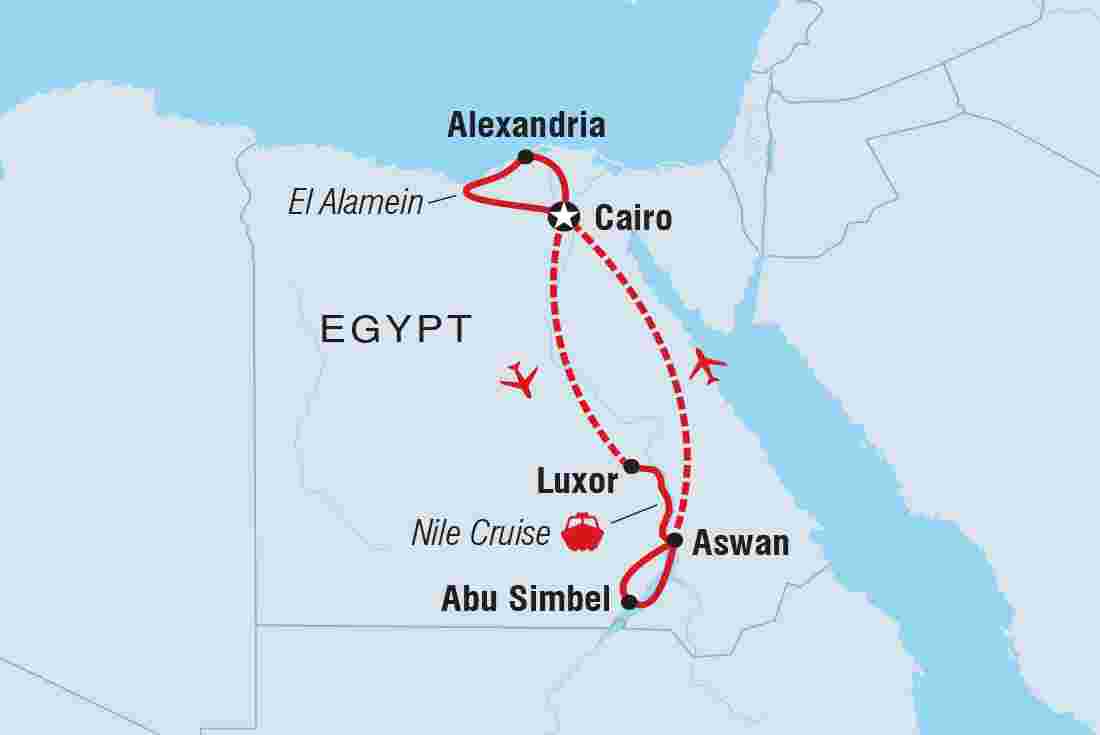 Map of Premium Egypt in Depth including Egypt