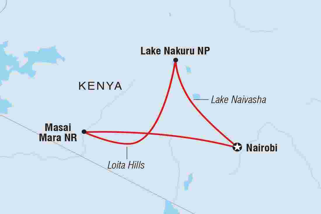 Map of Premium Kenya including Kenya