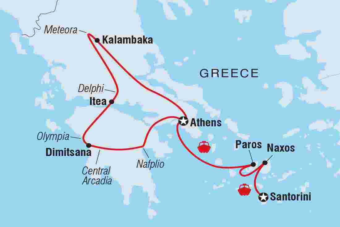 Map of Premium Greece in Depth including Greece