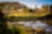 Beautiful scenery of Glendalough castle in Ireland
