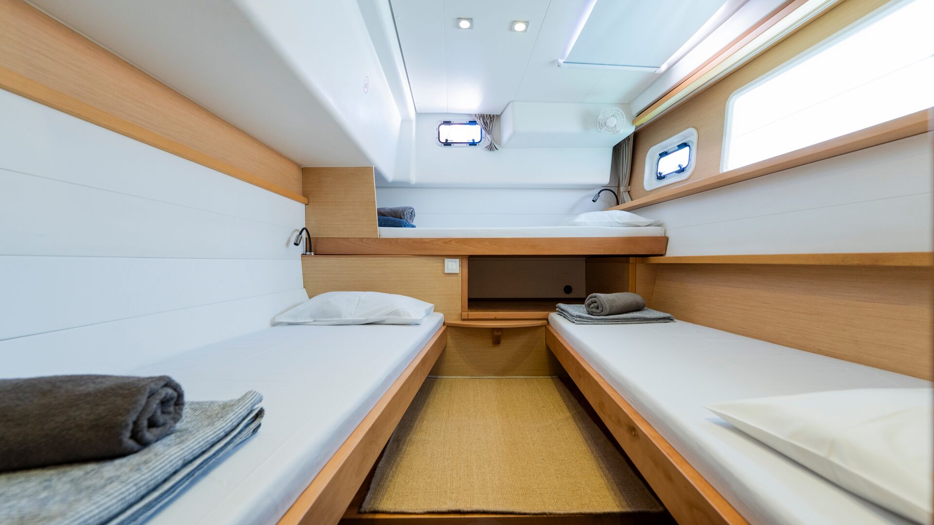 Triple Bed Cabin of Catamaran 44