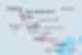 Map of Vietnam & China: Hanoi To Kunming By Rail including China and Vietnam