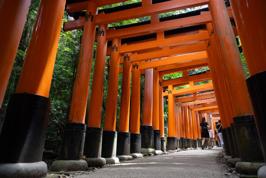 Fushimi Inari Taisha shrine in Kyoto, Japan