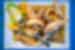 Fresh Amalfi seafood plate of fish, crustaceans and fried onions with lemon on the side