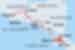 Map of Central American Journey including Costa Rica, El Salvador, Guatemala, Honduras and Nicaragua