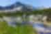 Man gazing at the Glazne River, Pirin Mountain, Bulgeria