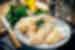 A traditional dish of cod fillet in Lofoten archipelago