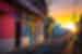 Colourful Camaguey at sunset in Cuba