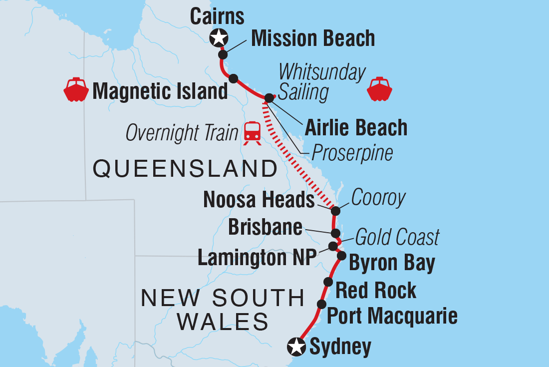 Map of Real Australia including Australia