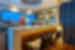 Bar area of Grand Queen Beatriz with colourful cocktails prepared