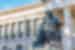 Prado stated outside museum building, Madrid, Spain