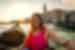 Intrepid traveller Rachael Sara enjoying a gondola ride at sunset in Venice