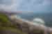 Aerial view of Lima's coastline, Peru
