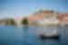 Boat on water, Sibenik coast, Croatia