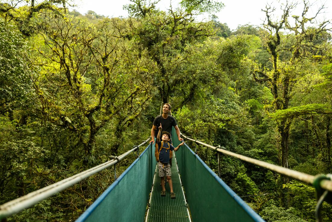 Exploring the rainforests of Costa Rica with family