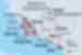 Map of Cycle Croatia & The Balkans including Bosnia And Herzegovina, Croatia and Montenegro
